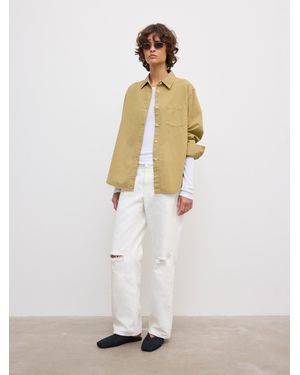 House of Dagmar Classic Washed Shirt - White