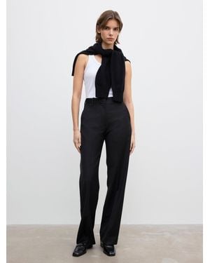 House of Dagmar Classic Suit Trouser - White