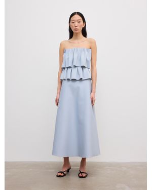 House of Dagmar Sculpted Tube Dress - White