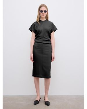 House of Dagmar Stretch Jersey Dress - Black