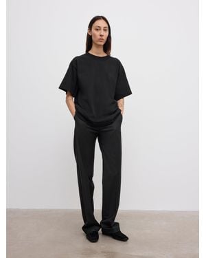 House of Dagmar Oversized Cotton Tee - Blue