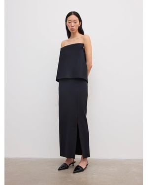 House of Dagmar Square Tube Top - Blue