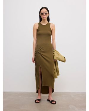 House of Dagmar Knot Tank Dress - Natural
