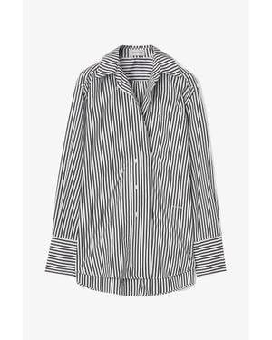 House of Dagmar Asymmetric Shirt - Grey