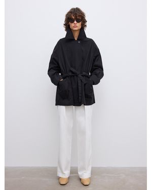 House of Dagmar Field Cotton Jacket - Black