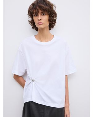 House of Dagmar Asymmetric T-Shirt - White