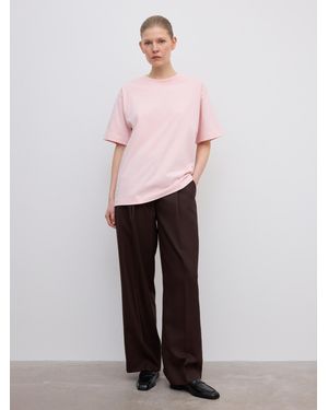 House of Dagmar Oversized Cotton Tee - Pink