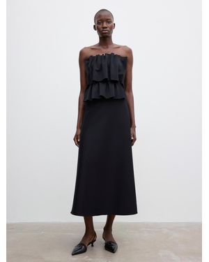 House of Dagmar Sculpted Tube Dress - White