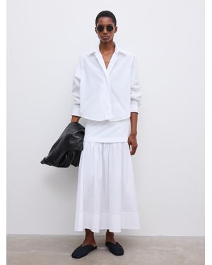 House of Dagmar Cropped Shirt - White