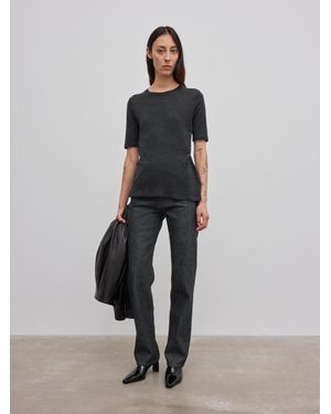 House of Dagmar Asymmetric Knit Top - Multicolour