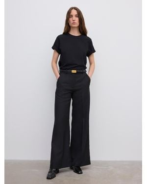 House of Dagmar Wide Leg Trousers - Blue