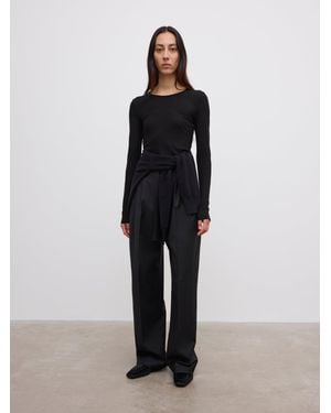 House of Dagmar Lyocell Long Sleeve - Black