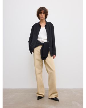House of Dagmar Wool Overshirt - Natural