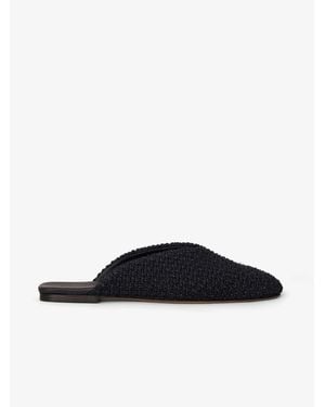 House of Dagmar Square Toe Slip Ins - White