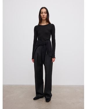 House of Dagmar Lyocell Long Sleeve - Black