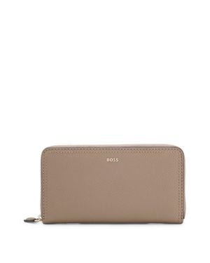 BOSS Ziparound Wallet - Grey