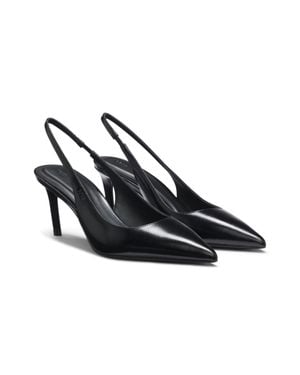 BOSS Slingback Court Shoes - Black
