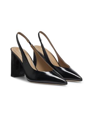 BOSS Heeled Court Shoes - Black