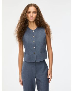 iBlues Gilet Aderente - Blu