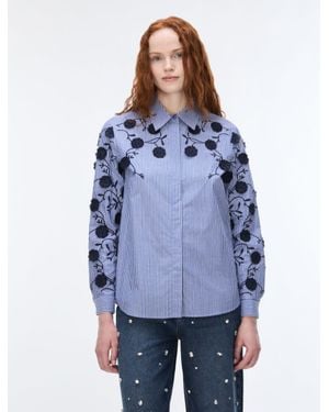 iBlues Camicia Con Ricami - Blu