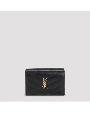 Saint Laurent Compact Card Holder - Black