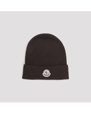 Moncler Wool Hat - Black