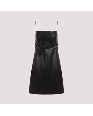 Givenchy Voyou Leather Mini Dress - Black