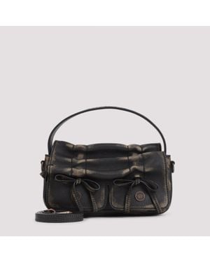 Acne Studios Mini Multipocket Vintage Handbag With Shoulder Strap, 23Cm X 14Cm X 5Cm - Black