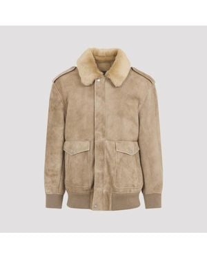 Prada Leather Jacket - Natural