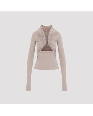 Rick Owens Jersey L/S Prong - Natural