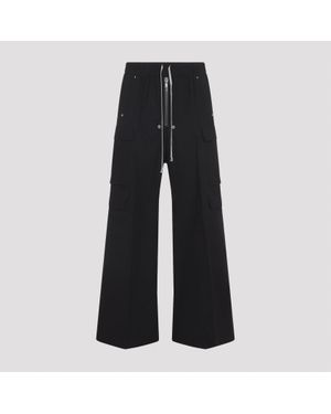 Rick Owens Wide Trousers - Black
