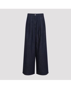 Dries Van Noten Pamplona Denim Trousers - Blue
