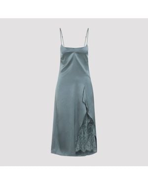 Acne Studios Viscose Midi Dress - Blue