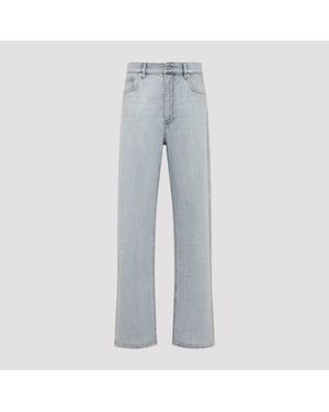 Miu Miu Azzurro Cotton Jeans - Grey