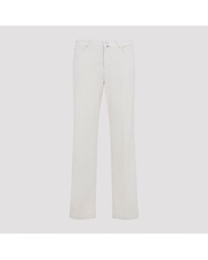 Kiton Cotton Paint - White