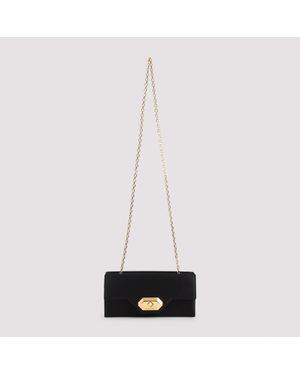 Lanvin Invitation Evening Small Silk Pouch - White
