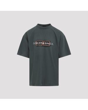 Balenciaga Medium Fit T-Shirt - Green