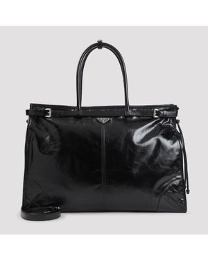 Prada Shopping Tote Bag - Black