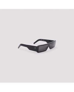 Rick Owens Mini Gethshades Acetate Sunglasses - Black