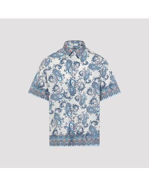 Etro Regular Paisley Shirt - Blue