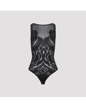 Wolford Elegant Sleeveless Bodysuit - Grey