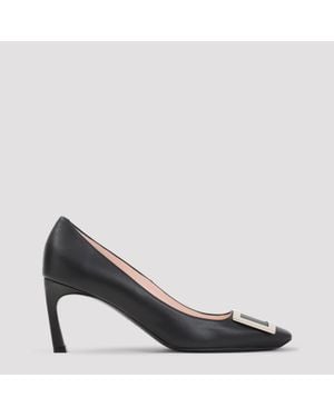 Roger Vivier Elegant Belle Court Shoes With 7Cm Heel - Black