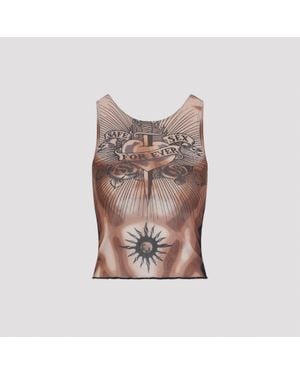 Jean Paul Gaultier Top - Brown