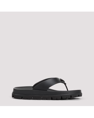 Prada Flip Flops - Black
