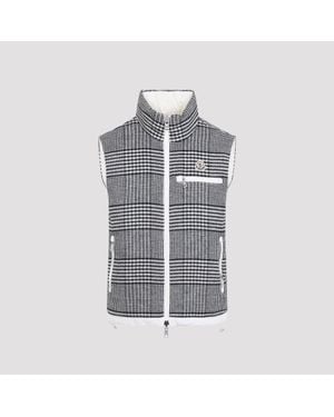 Moncler Gienah Wool Puffer Vest For - Blue