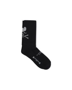 MASTERMIND WORLD Cuffed Socks - Black