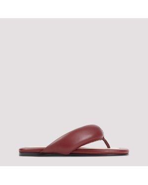 Carven Garnier Padded Slides - Pink