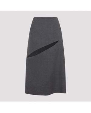 Jil Sander Midi Skirt - Grey