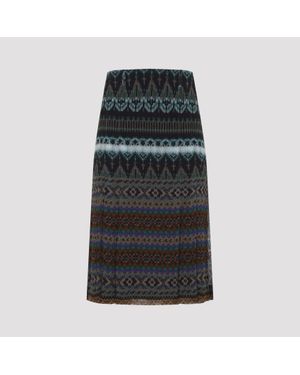 Dries Van Noten Sianora Midi Skirt - Black