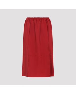 Carven Midi Skirts - Red